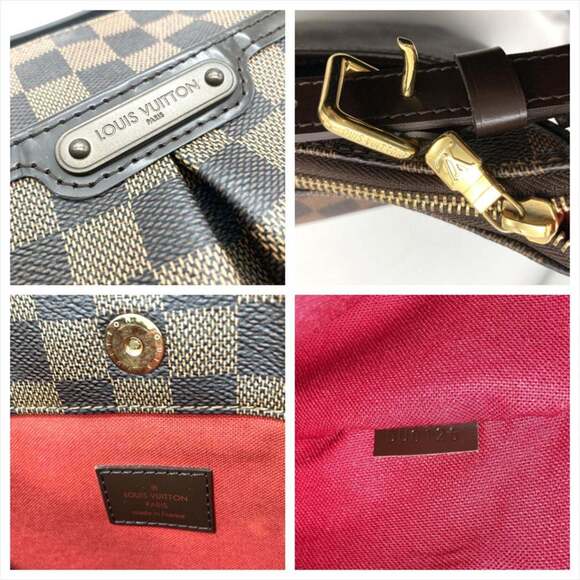 Louis Vuitton Bloomsbury PM Shoulder Bag, Damier Ebene, Brown, N42251, DU0126... - Picture 6 of 10